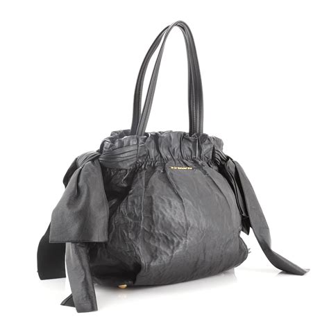 prada bow tote|prada medium tote.